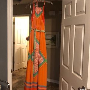 Long maxi size small never worn lined dress
